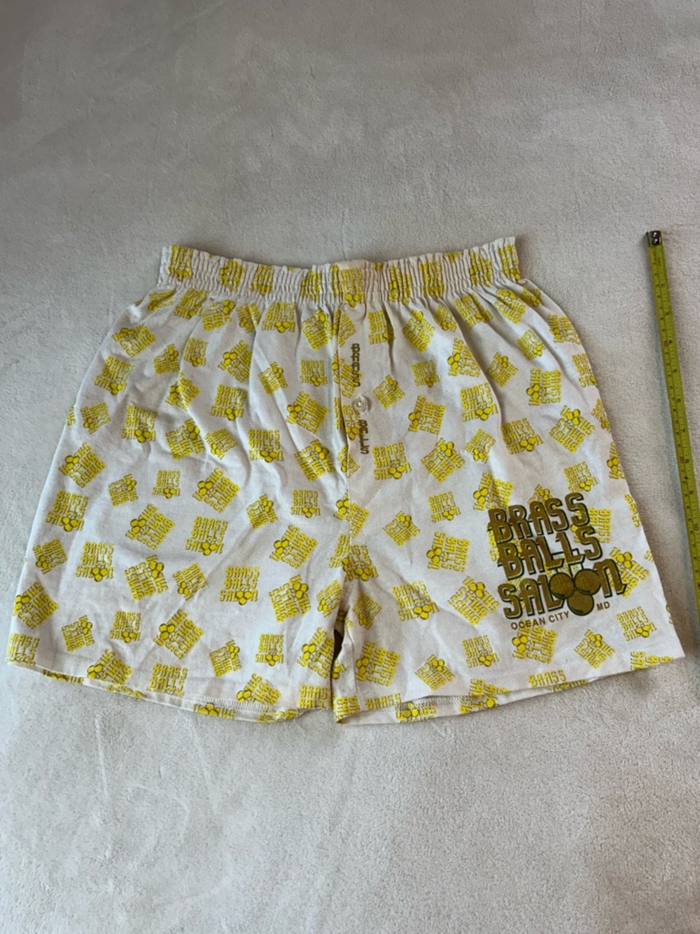 Brass balls saloon boxers button men small casual vintage ocean cit Maryland him